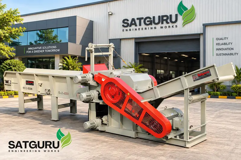 Veneer-Waste-Chipper-Machine
