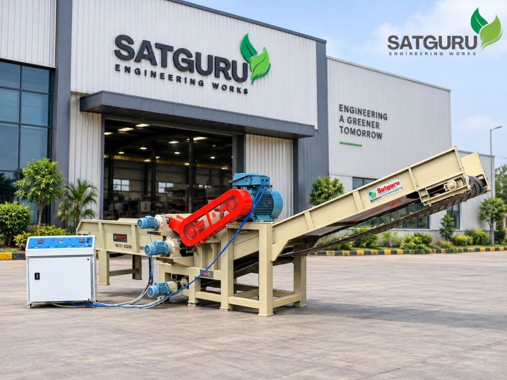 Wood Chipper Machine Manufacturer in India - Satguru Engineering Works